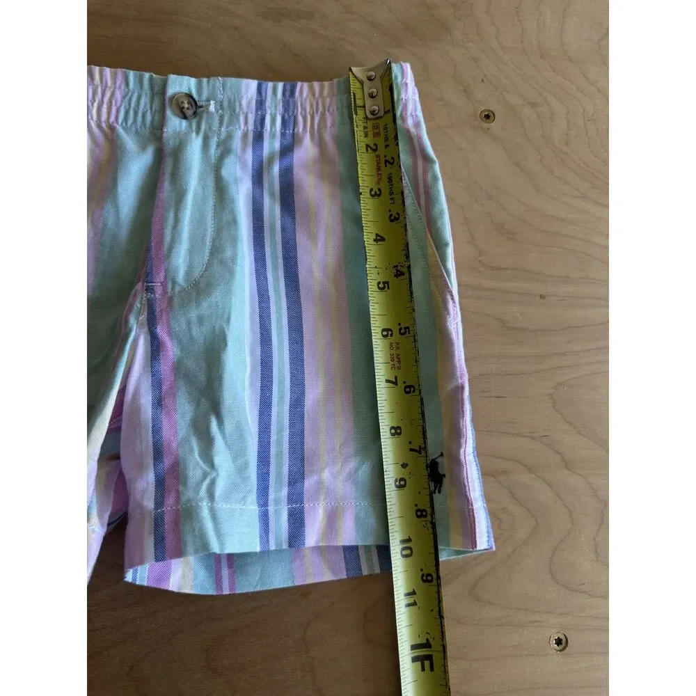 NWT Polo Ralph Lauren Boys 4T Pastel Stripe Cotton Prep Shorts Watch Hill Multi